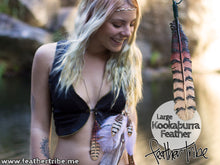 Load image into Gallery viewer, Kookaburra Feather Necklace - FeatherTribe
