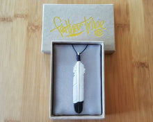 Load image into Gallery viewer, Small Bald Eagle Feather Necklace - FeatherTribe
