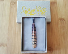 Load image into Gallery viewer, Small Kookaburra Feather Necklace - FeatherTribe

