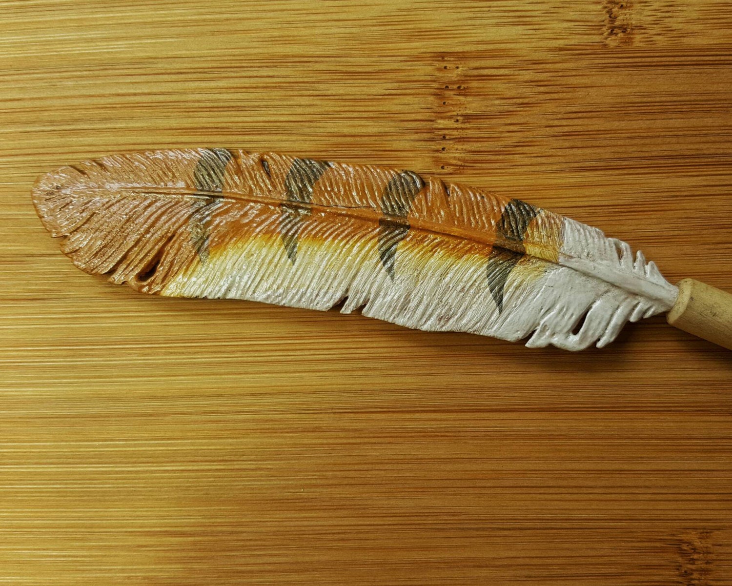 Owl Feather Hair Stick - FeatherTribe