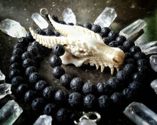 Load image into Gallery viewer, Dragon Skull Necklace with Premium Beads - FeatherTribe
