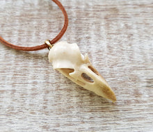 Load image into Gallery viewer, WHOLESALE LOT 10 PCS Bald Eagle Skull Replica Pendant - 50% discount Hand Carved Naturally Shed Antler with Brass Bale - Bird skull necklace - FeatherTribe
