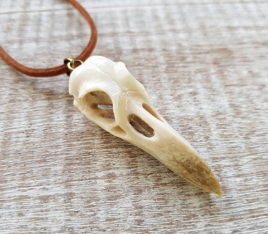 Raven Skull Replica Necklace - FeatherTribe