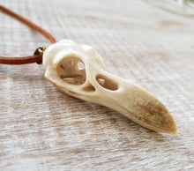 Load image into Gallery viewer, Raven Skull Replica Necklace - FeatherTribe
