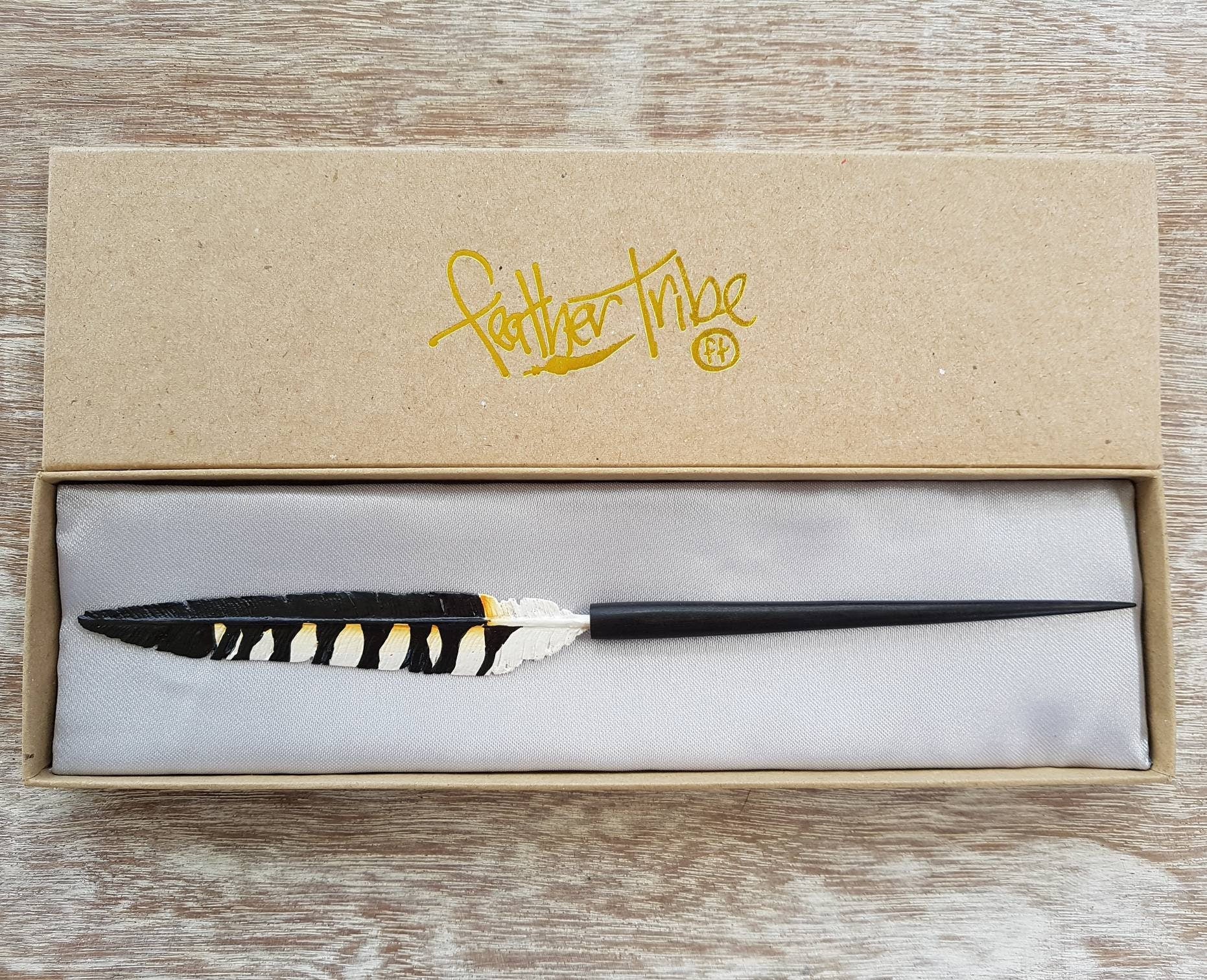 Falcon Feather Hair Stick - FeatherTribe