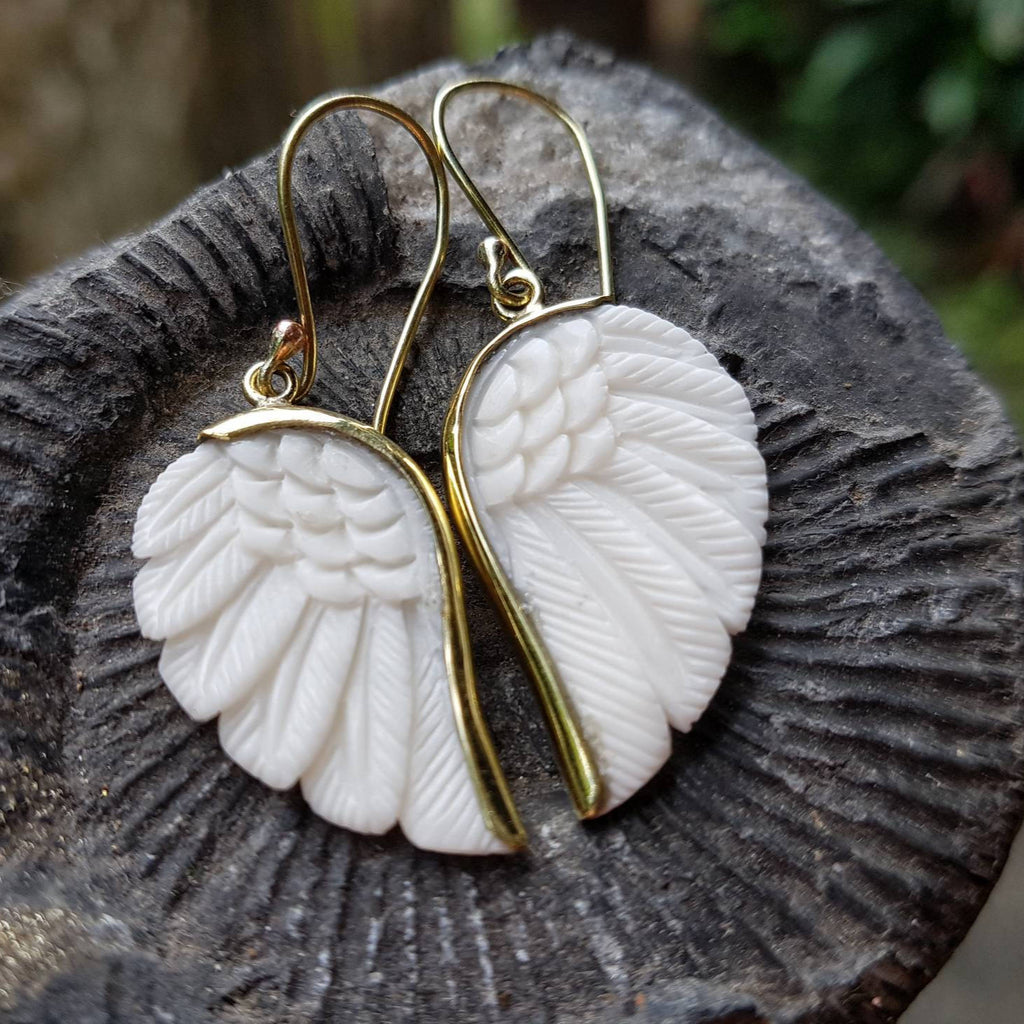 Mini Angel Wing Earrings - FeatherTribe