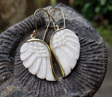 Load image into Gallery viewer, Mini Angel Wing Earrings - FeatherTribe
