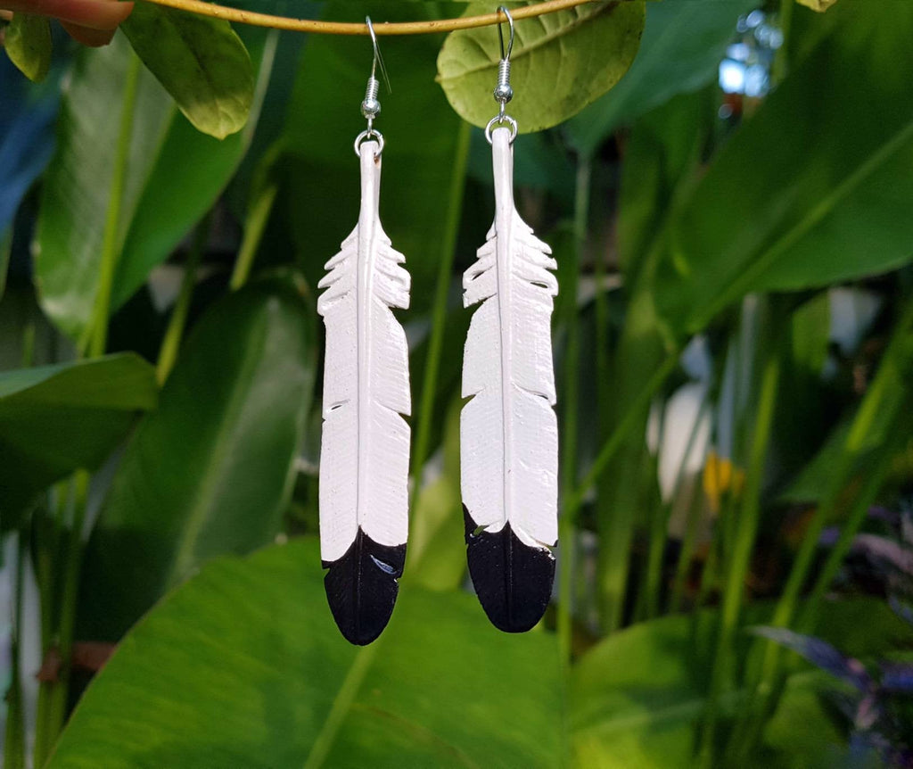 Bald Eagle Feather Earrings - FeatherTribe