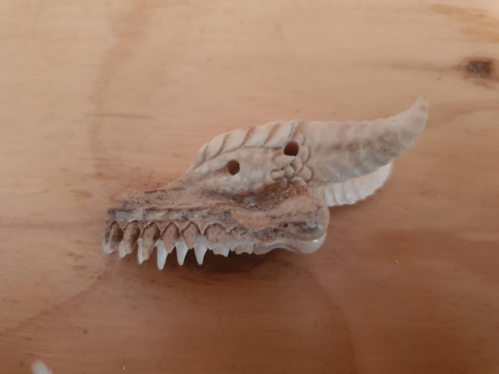 WHOLESALE 10 x Dragon Skull Pendants - FeatherTribe