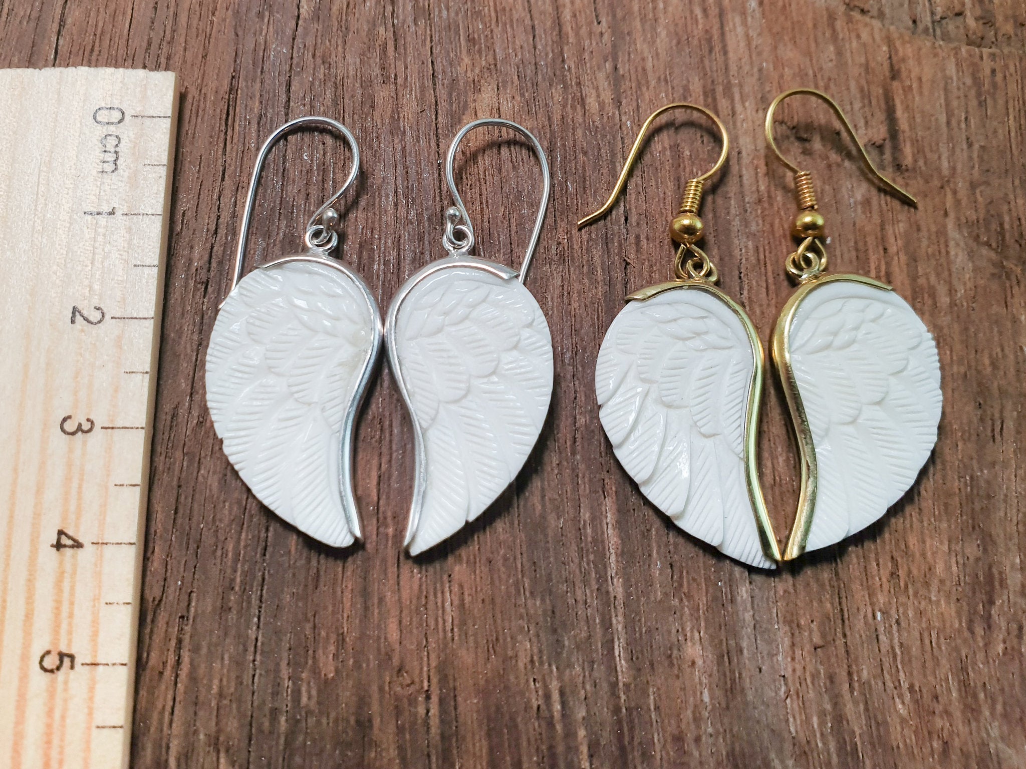 Mini Angel Wing Earrings - FeatherTribe