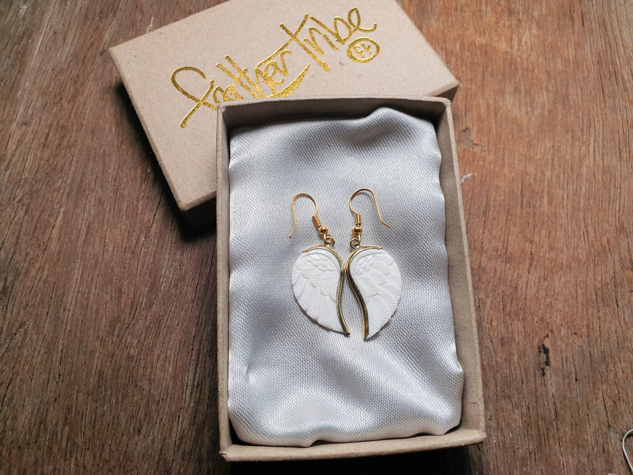 Mini Angel Wing Earrings - FeatherTribe