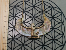 Load image into Gallery viewer, Pearl Shell Isis Goddess Necklace - FeatherTribe

