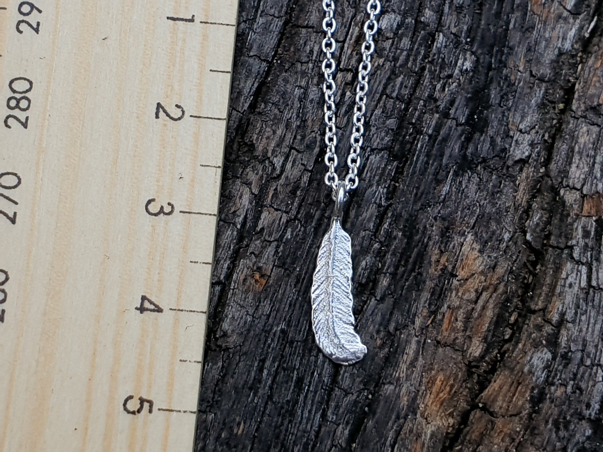 Tiny Feather Necklace - FeatherTribe