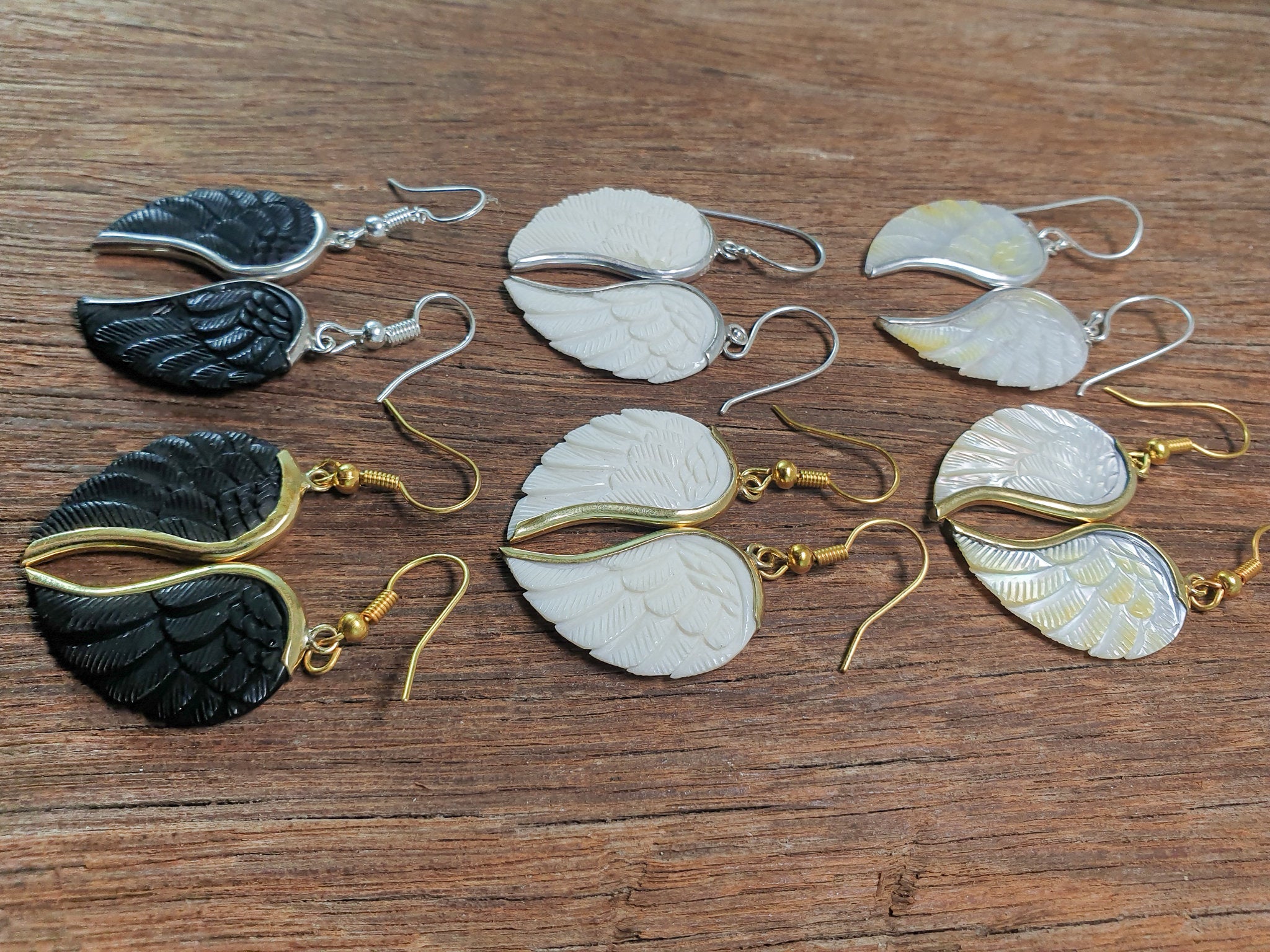 Mini Angel Wing Earrings - FeatherTribe