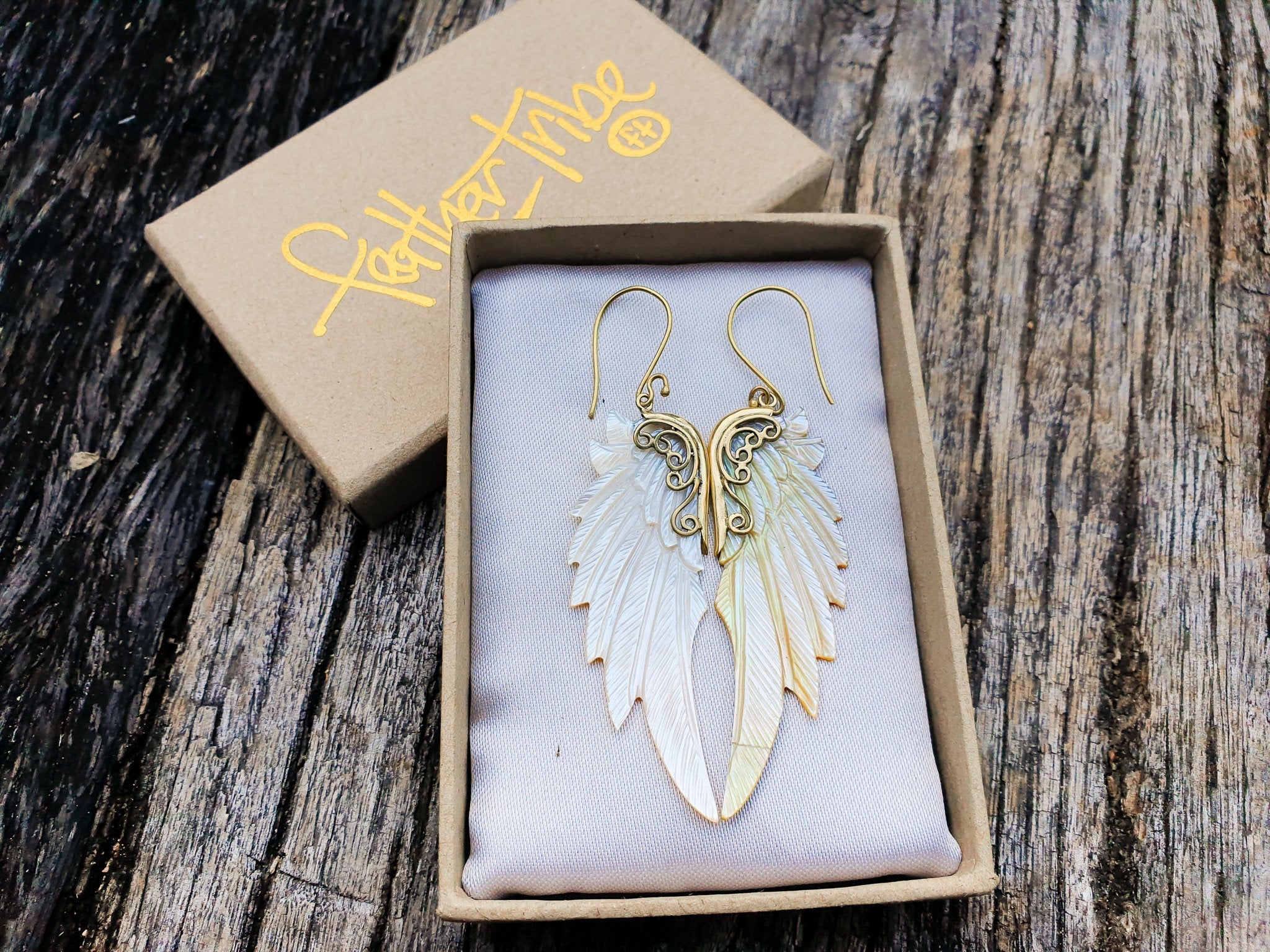 Archangel Michael Wing Earrings - FeatherTribe