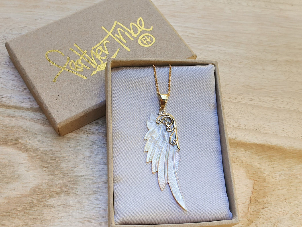 Archangel Michael Wing Pendant - FeatherTribe