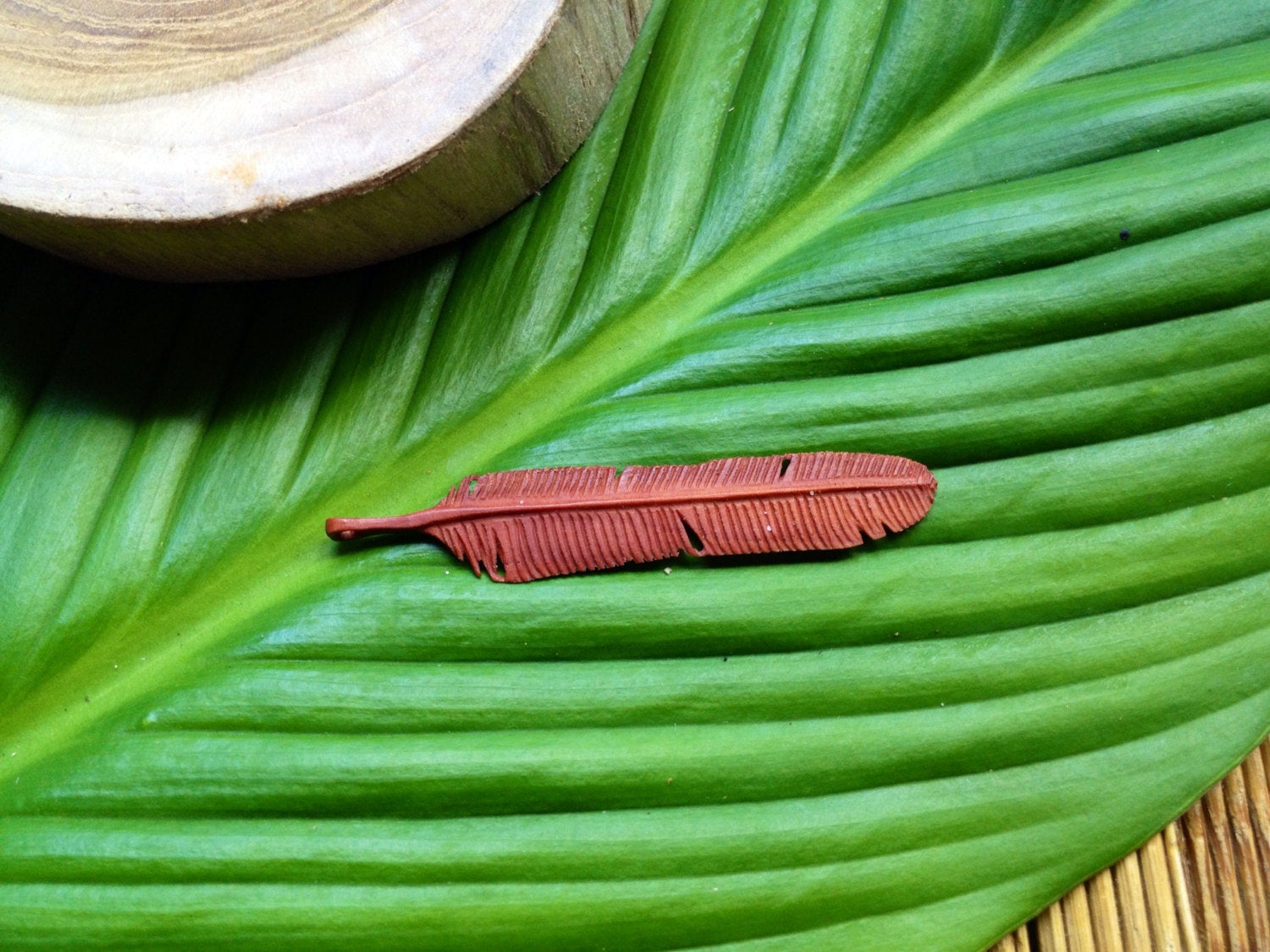 Small Rosewood Flight Feather - FeatherTribe