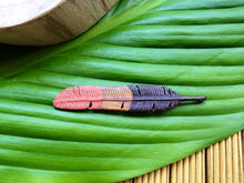 Load image into Gallery viewer, Small Triple-Coloured Flight Feather - FeatherTribe
