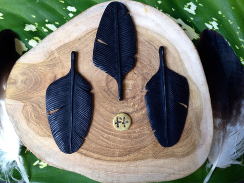 Horn Eagle Down Feather Necklace - FeatherTribe