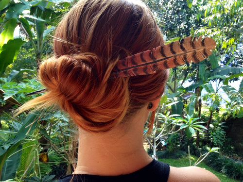 Kookaburra Feather Hair Stick - FeatherTribe