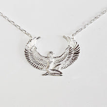 Load image into Gallery viewer, Small Silver Dipped Isis Goddess Necklace or Headpiece - FeatherTribe
