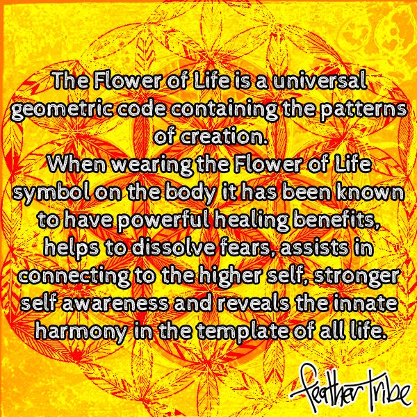 Flower of Life Pendant - FeatherTribe