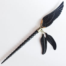 Load image into Gallery viewer, Horn Unicorn Angel Wing Hair Stick - FeatherTribe
