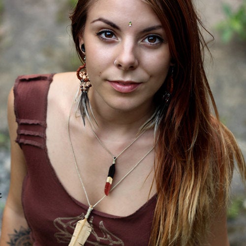 Small Triple-Coloured Flight Feather - FeatherTribe