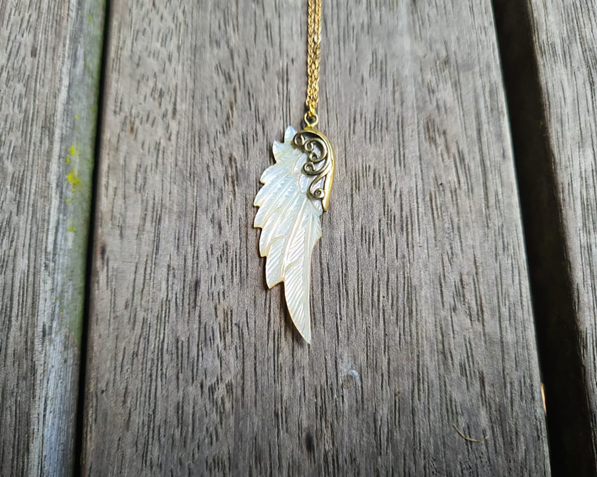 Mini Archangel Michael Wing Pendant - FeatherTribe