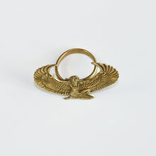 Load image into Gallery viewer, Brass Isis Goddess Ring - FeatherTribe
